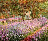 Irises in Monets Garden by Claude Monet